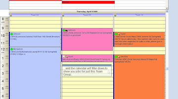 Team Groupings in Scheduling Manager Software for Service Businesses