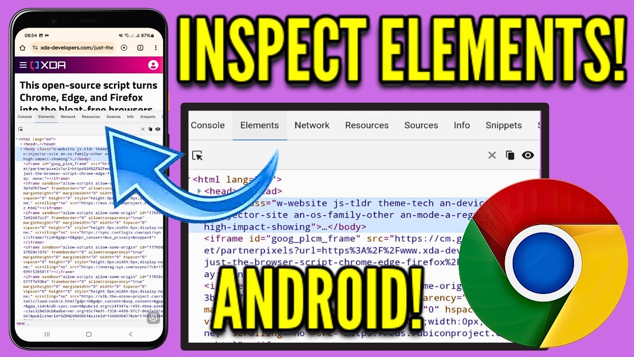 How to Inspect Elements on Chrome Android