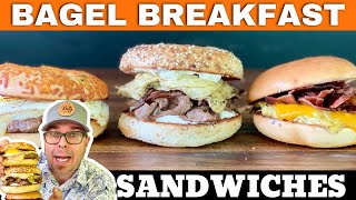 3 Breakfast Bagel Sandwich Recipes to Make on the Griddle  Which one is best?