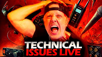 LARS ULRICH HAVING TECHNICAL ISSUES AT THE WORST TIME LIVE (2025) #METALLICA