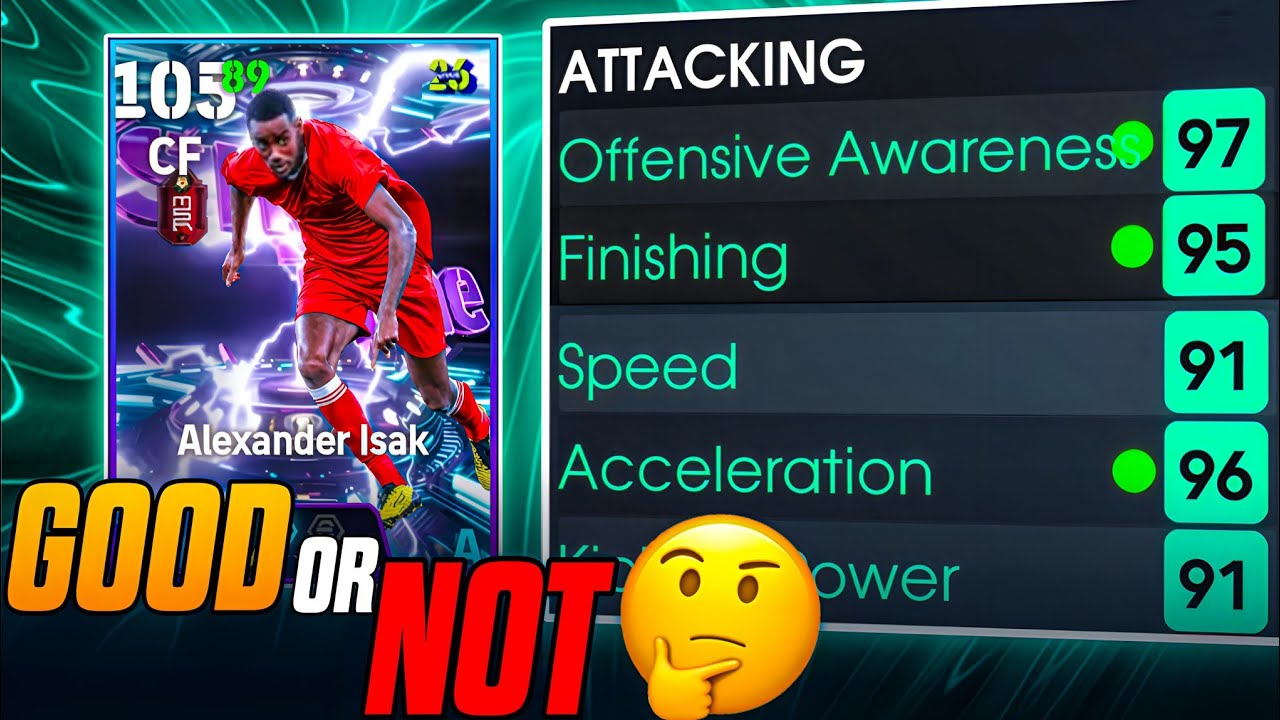 🎯 «Он — КОШМАР для любого защитника 😱🔥 | Обзор Исака eFootball 26»