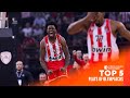Top 5 plays  must see moments  olympiacos piraeus  202324 turkish airlines euroleague