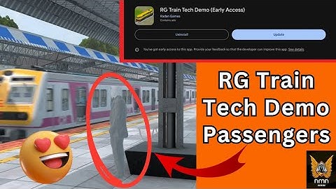 rg train tech demo में passengers भी आ गए 😍| rg train tech demo new update 2024