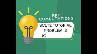 BCLTE PROBLEM SOLVING - PART 3