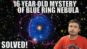 Strange Blue Ring Nebula That Was Formed When Two Stars Collided