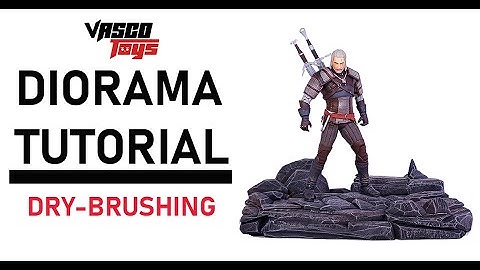 Diorama Tutorial: Dry-brush Paint Technique for Action Figure Dioramas