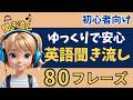 【初心者向け英会話】毎日きけば英語が自然と聞こえてくる！ゆっくりで安心！【聞き流し｜リスニング｜英語学習｜初級】