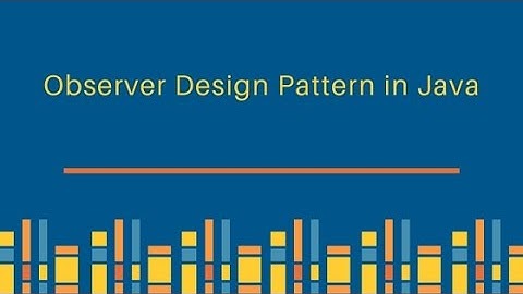 Observer Design Pattern in Bangla
