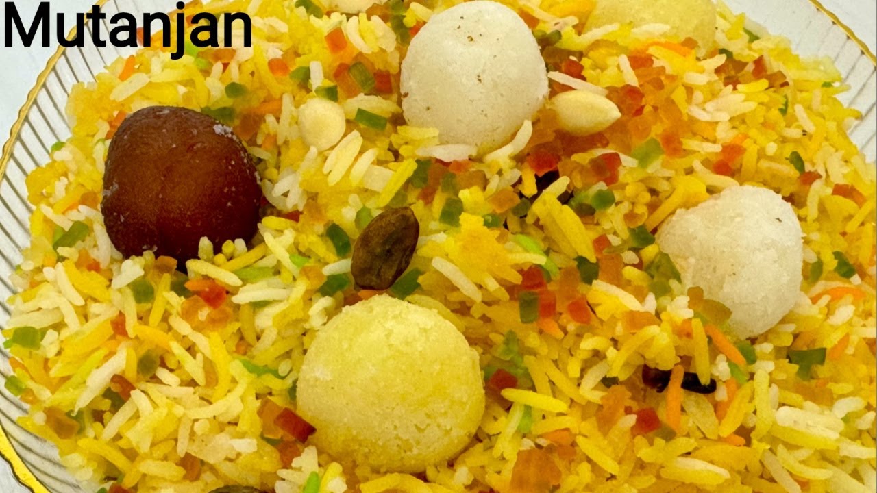 Mutanjan Rice Recipe - Shadiyon Wala Degi Zarda Mutanjan Recipe By Ama ...