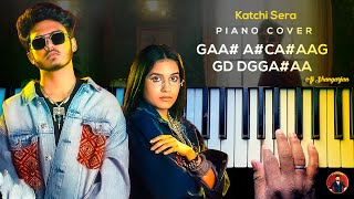 Katchi Sera - Sai Abhyankkar Song Piano Cover with NOTES | AJ Shangarjan | AJS