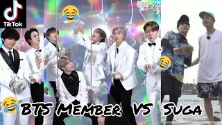 BTS funny😆😆tik tok😂💖 BTS Member VS Suga😂 BTS Army on funny tik tok💖