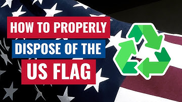 How To Properly Dispose of the US Flag