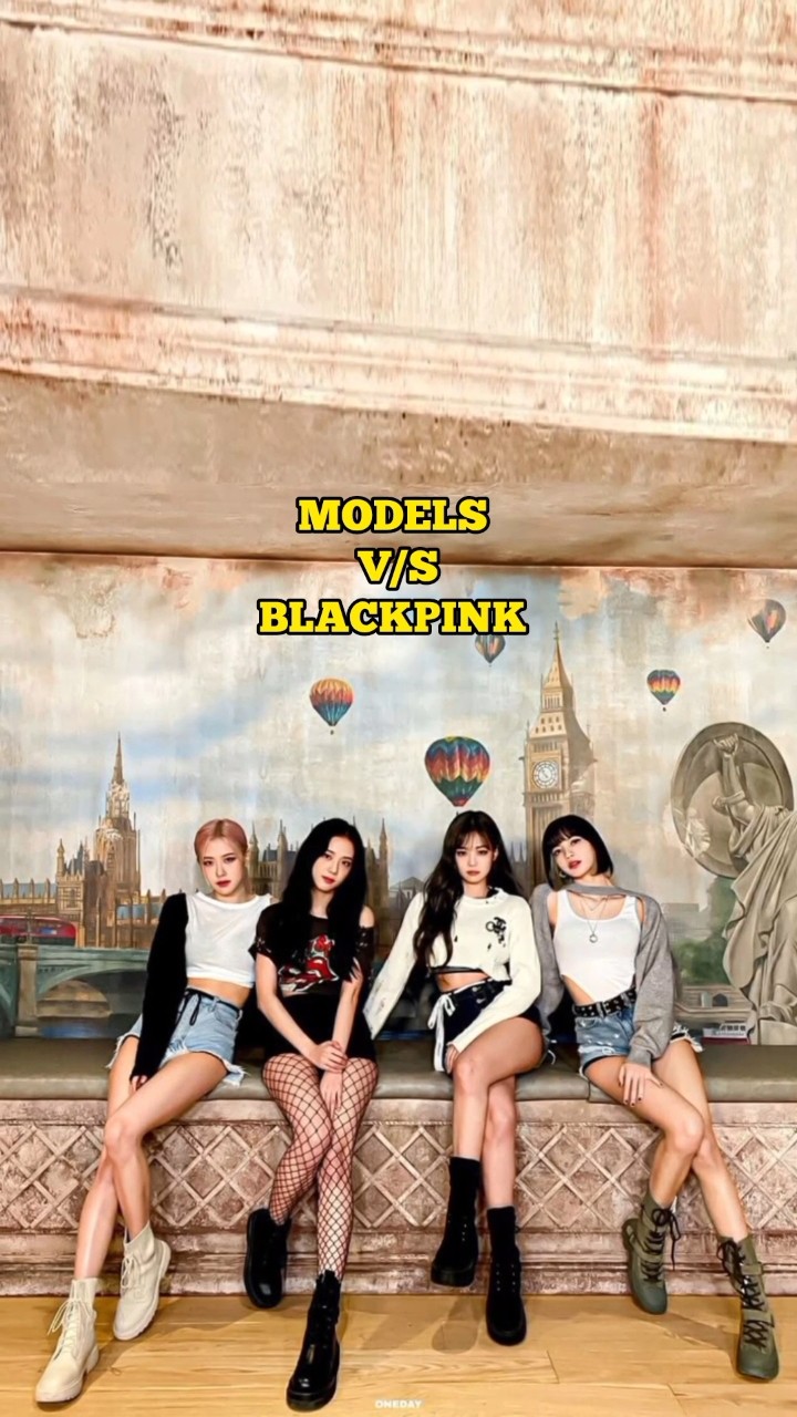 MODELS VS BLACKPINK #lisa #jisoo #jennie #rosé #blackpink #shorts