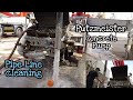 How To Clean Concrete Pump||Pipe Line Using water||PUTZMEISTER M52-5
