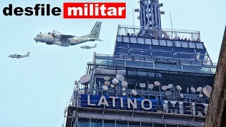 🇲🇽✈ IMPACTANTE DESFILE MILITAR DESDE LA TORRE LATINOAMERICANA CIUDAD DE MÉXICO