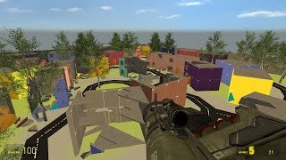 Phys Devtown Destruction Map (Garry's Mod)