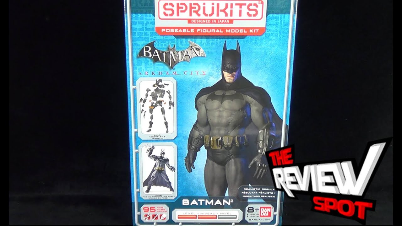 Collectible Spot - Bandai Sprukits Batman Arkham City Batman - YouTube