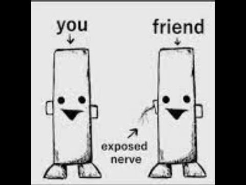 Exposed nerve