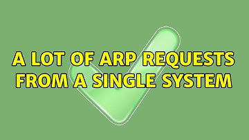 Ubuntu: A lot of arp requests from a single system