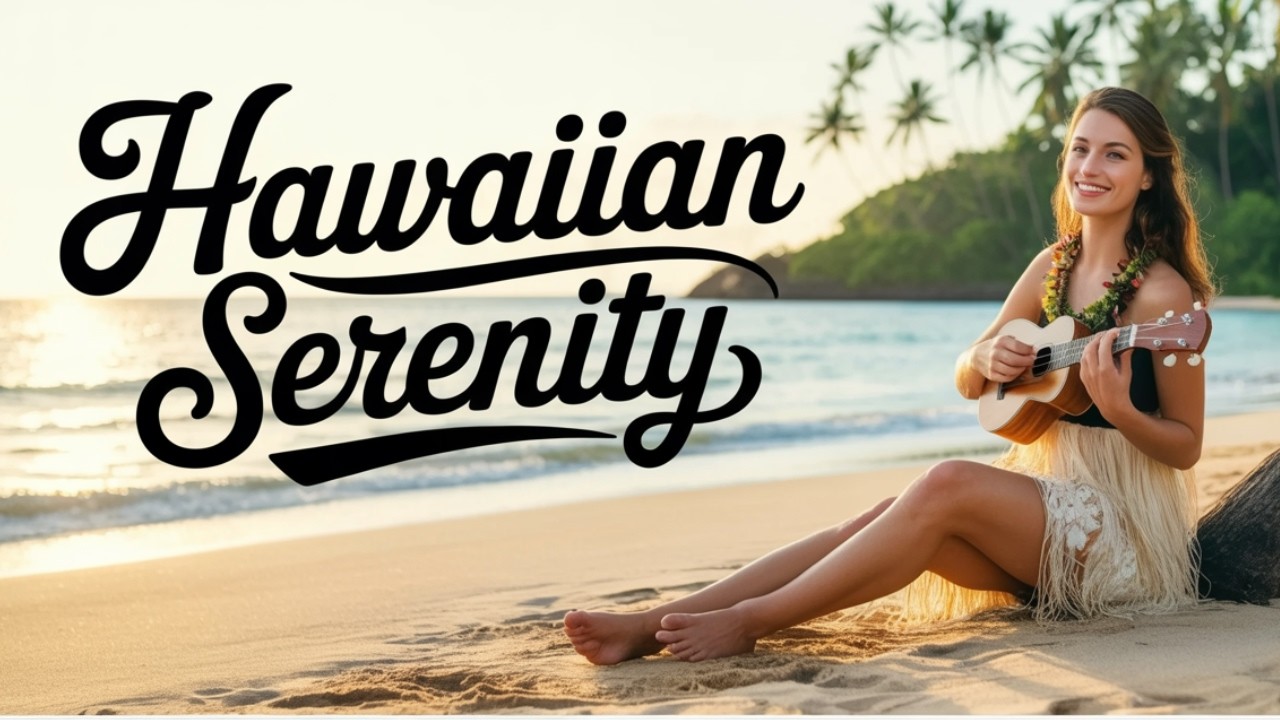 Deep Relaxation Hawaiian Music Style | Calm Ocean Vibes + Peaceful 4K Scenery✅🎶