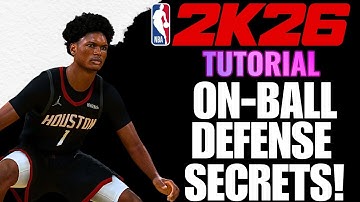 LOCK UP ANYONE with these SECRET On-Ball Defense TIPS in NBA 2K26!