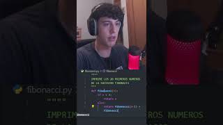 Famous Sucesion de Fibonacci en Python! #python #java #javascript #shorts Profile