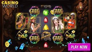 Casino World - Mining Mayhem Slot! Jackpots!💎 screenshot 5