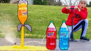 SODA ROCKET MOD!! (EXPLODING FANTA)