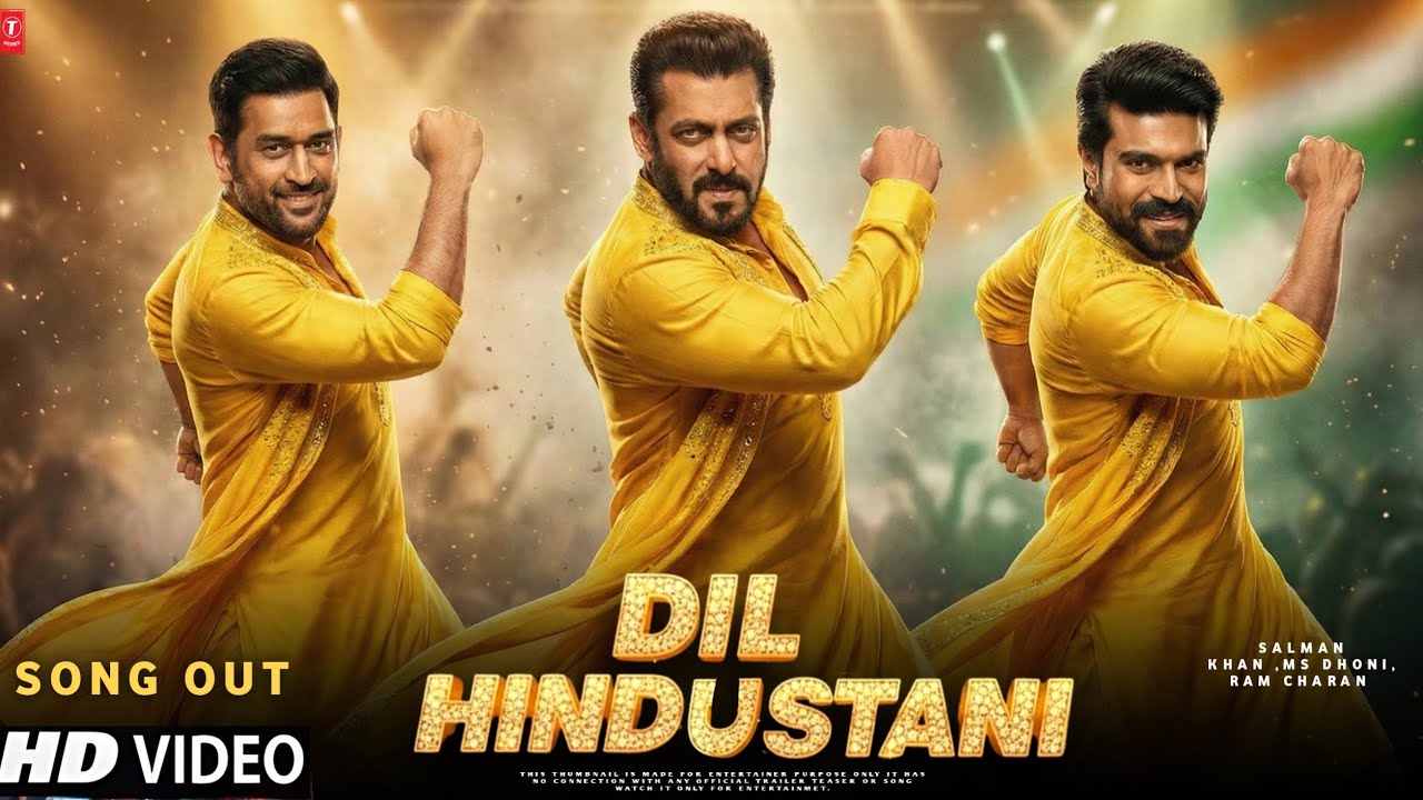 Dil Hindustani Song - Salman Khan | Ms Dhoni | Ram Charan | Ms Dhoni Song | Fan Made | New Songs 