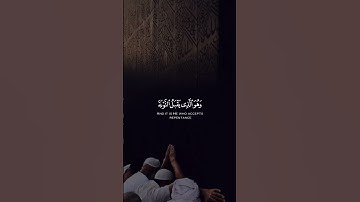 وهو الذي يقبل التوبةً عن عباده - القارئ : احمد النفيس ، سورة الشورى #tiktok #quran_h2o