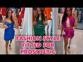 Amputee lady | adaptive prosthetic leg: fashion style fitted for prosthetic