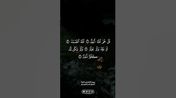 سورة الإخلاص كاملة … الشيخ ياسر الدوسري | #الله #allah #القران_الكريم #القرآن_الكريم #foryou #fyp
