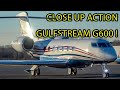 Gulfstream G600 CLOSE UP ACTION at Bromont Airport (ZBM / CZBM)