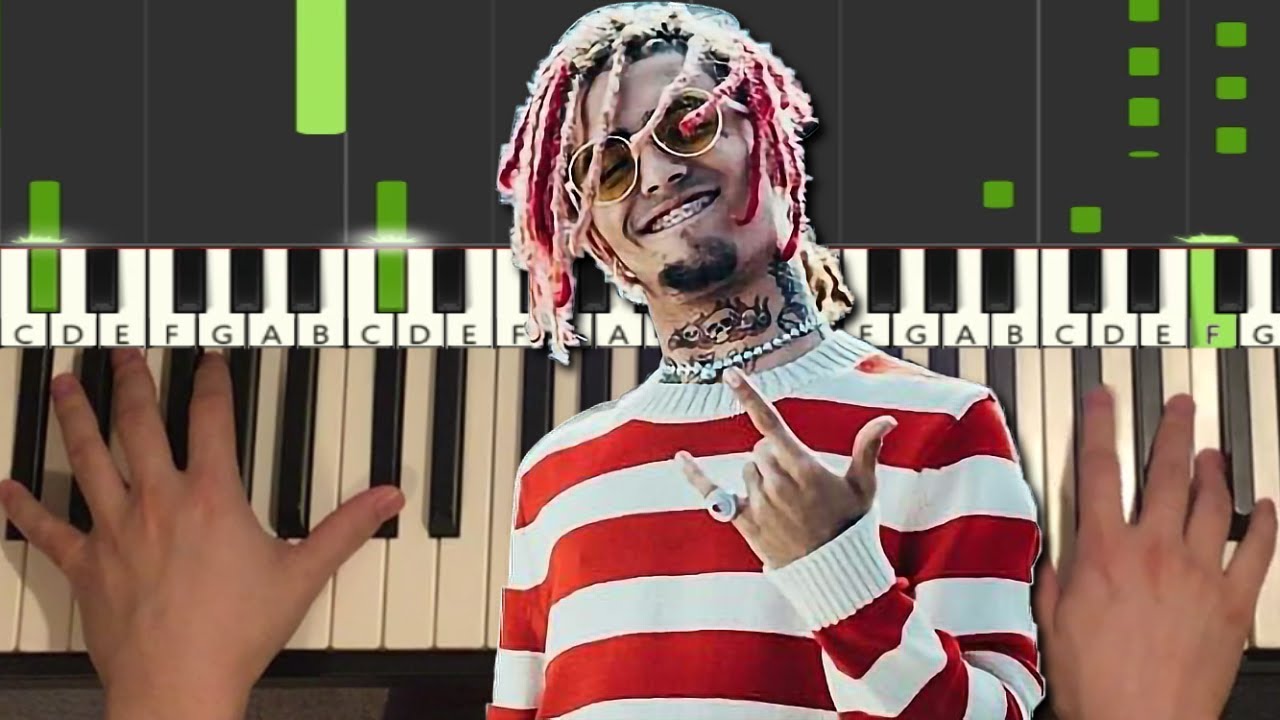 Lil Pump Racks on Racks (Piano Tutorial Lesson) YouTube
