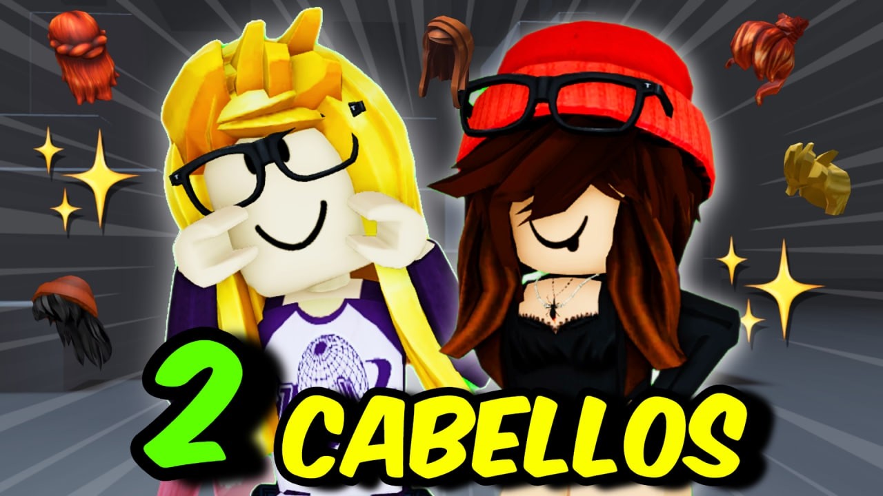 🤔COMO EQUIPAR 2 PELOS EN ROBLOX GRATIS TUTORIAL 2026✨