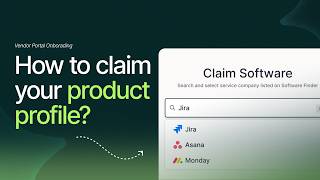 Details How to Claim Your Company Profile on Software Finder | Vendor Portal Guide Update