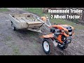 Two Wheel Tractor Homemade Trailer Motocultivator Ruris 913 Acc 13 HP
