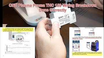 CNC Plasma Proma THC 150 Wiring Breakdown Done Correctly..