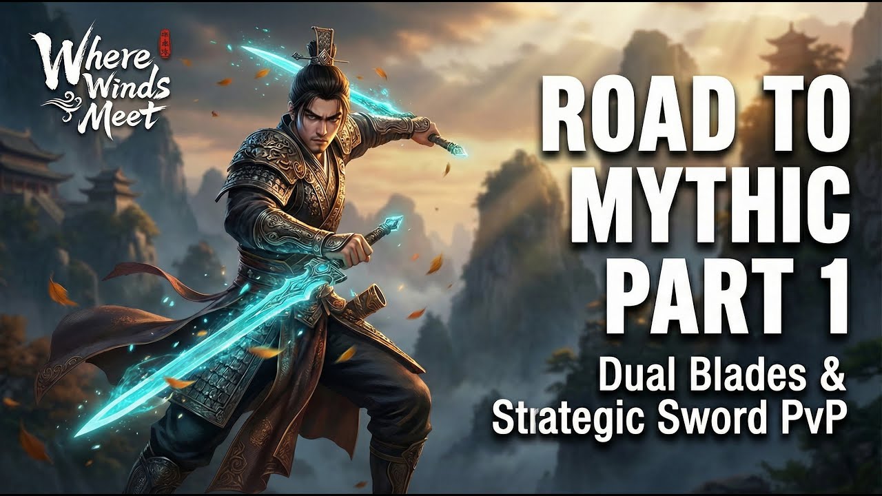 Insane Dual Blades + Strategic Sword Build - Climbing to Mythic Rank PvP - Where Winds Meet