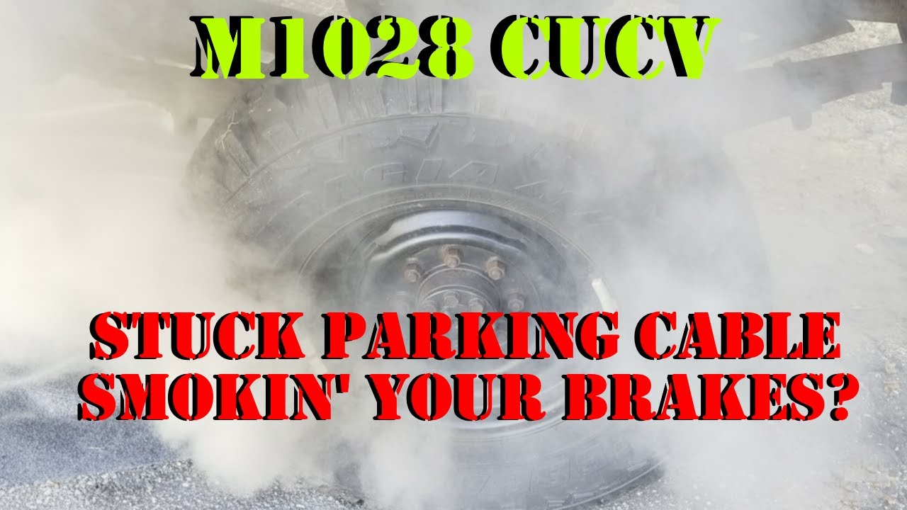 Замена троса стояночного тормоза M1028 CUCV (K30)