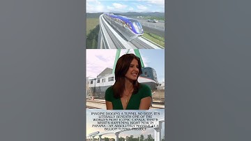 Imagine digging a tunnel so deep, it’s literally beneath one of the world’s most iconic canals.