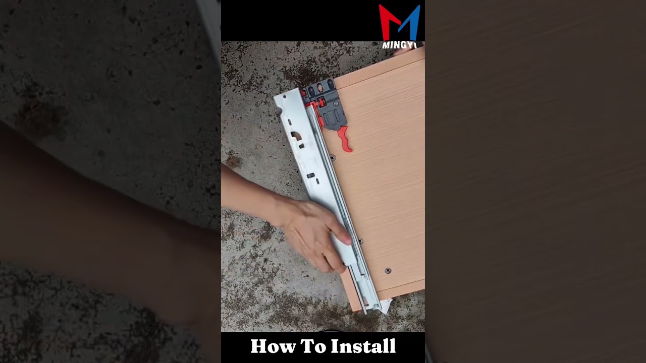 How To Install Undermount Drawer Slides Kitchen Cabinet Fittings Shorts