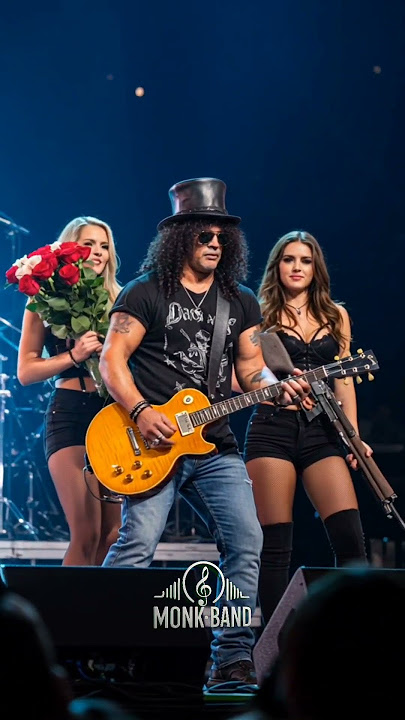 Don't cry, i love seeing you smile baby #gunsnroses #slash #gnr #monkband #ai