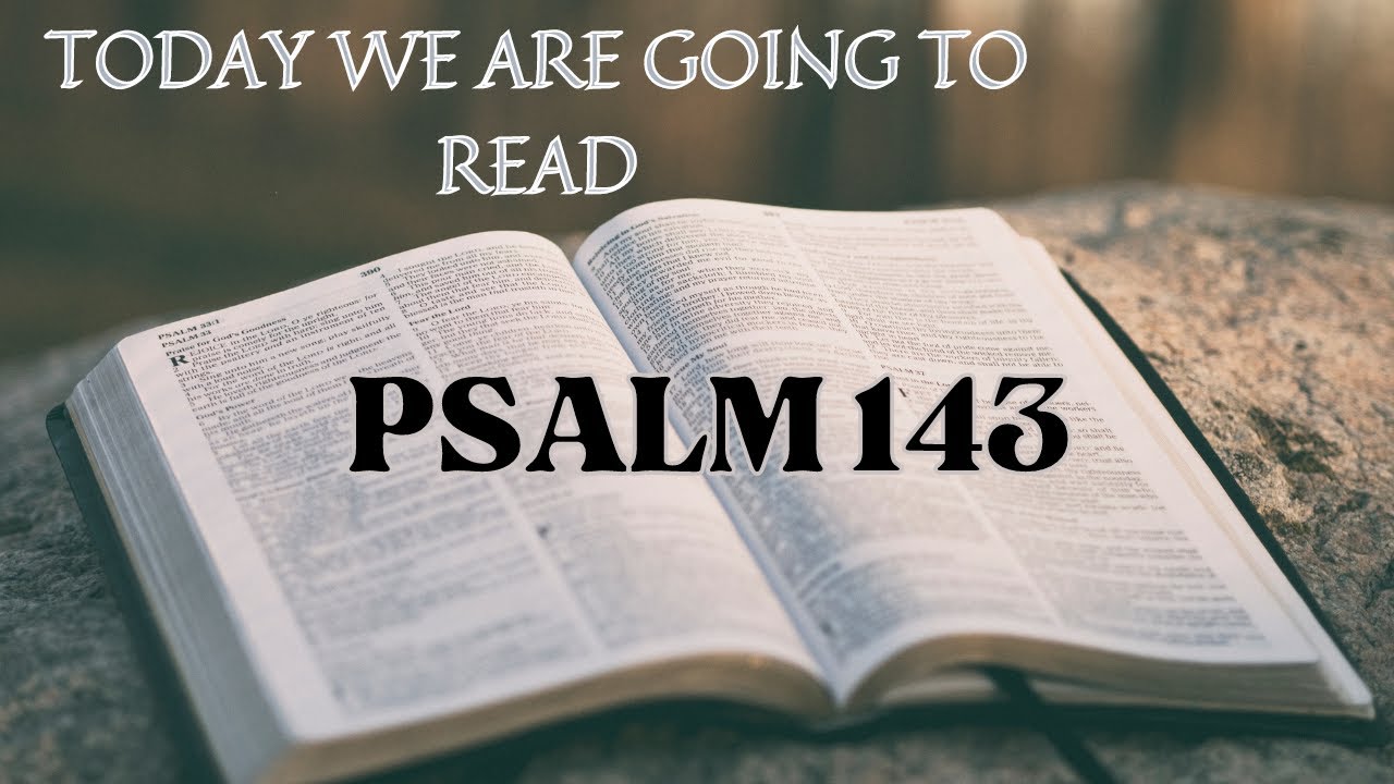 TODAY WE ARE GOING TO READ - PSALM 143 | AUDIO BIBLE | BIBLE VERSE ...
