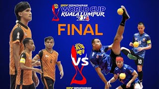 🔴 รอบชิงฯ สด แมทช์ล้างเลือด ทีมชุดชาย ไทย 🆚 มาเลย์ #ISTAFWorldCup2024 Men&#39;s Team Thailand 🆚 Malaysia