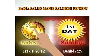 BADIA SALKO MANIE SALGICHI RE'GEN? Pre-Recorded Message by Pr. J. G. Momin