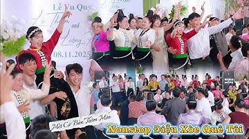 NHẤT CÔ DÂU CHÚ RỂ CẢ BẢN NHẢY MỪNG TIỆC CƯỚI " LÒ THIÊM & LƯỜNG KHÁNH "  BẢN THÔM MÒN XÃ THUẬN CHÂU