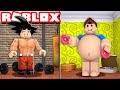 QUARTO DE MAGRO VS QUARTO DE GORDO NO ROBLOX!