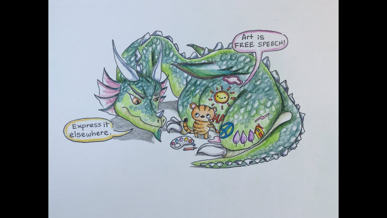 tiger vs dragon drawings