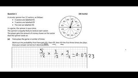 Leaving Cert 2023 Higher Level Maths Paper 2 Q1